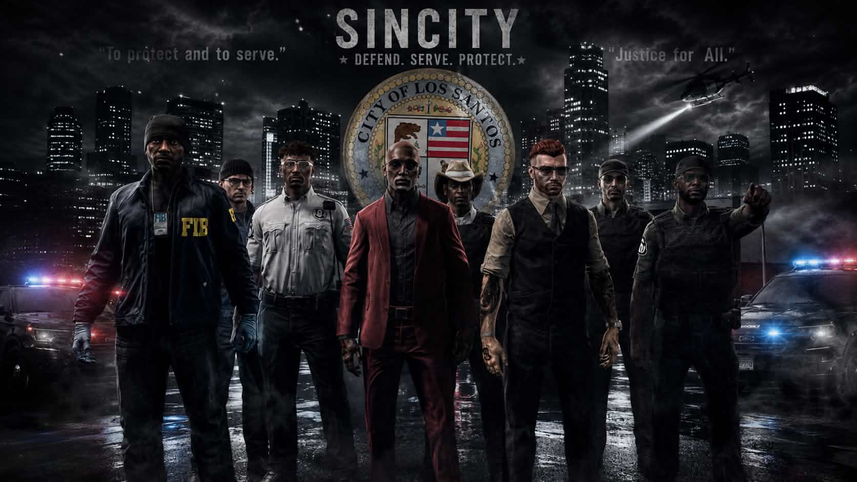 Sin City Police Department team